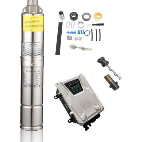 24V 36V 48V 72V 96V screw pump solar screw pump with controller solar deep well screw pump