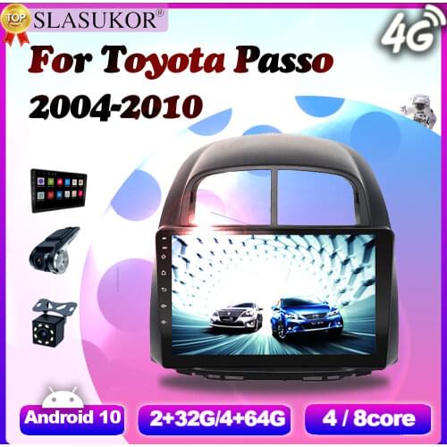 6G+128G Android For Toyota Passo Daihatsu Boon Sirion Subaru Justy Perodua Myvi Stereo Player Navigation GPS Autoradio No 2 Din