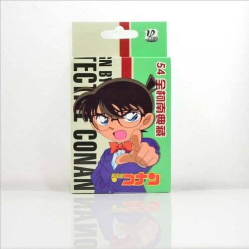 Anime Detective Conan Poker Cards toy Cosplay Board Game Cards With Box toy gift
