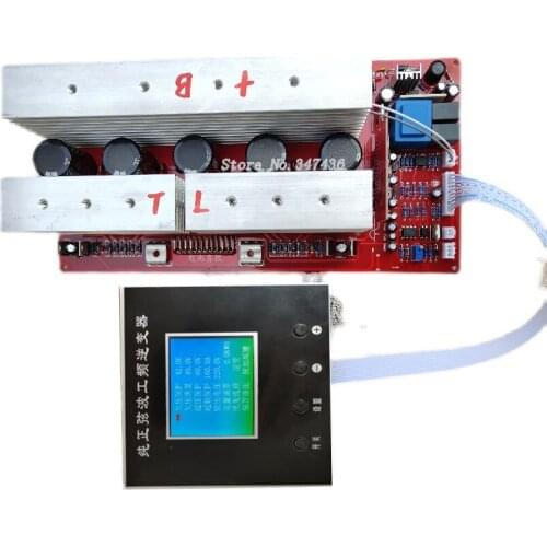 Pure Sine Wave Inverter DC24V-60V To 220V 110V With LCD Display Circuit Main Model inverters For DIY Power Frequency Inverter