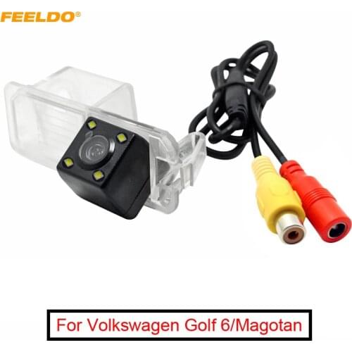 FEELDO Car Parking Rear View Camera For Volkswagen Passat B7(10~15)/Magotan(10~15)/Golf/Phaeton/Passat CC/Scirocco/Polo/Superb