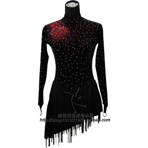 Crystal Custom Figure Skating Dress Girls New Brand Ice Skating Clothes For Competition DR4614