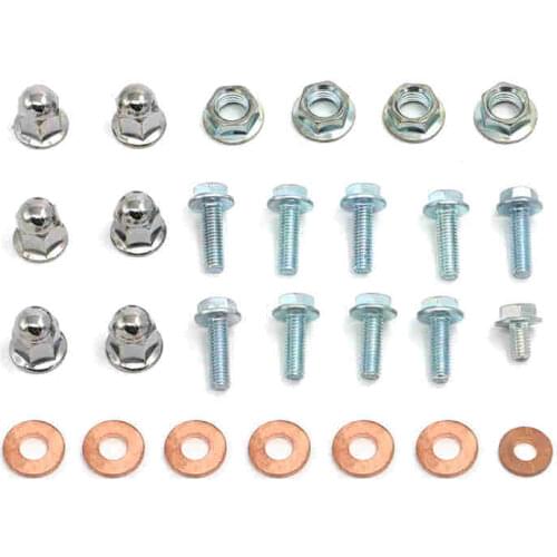 ENGINE BOLT Nuts KIT For Honda TRX250R Fourtrax ATC250R 250R ATC TRX ENGINE BOLT KIT TOP END Cylinder Head Reed Cage Intake