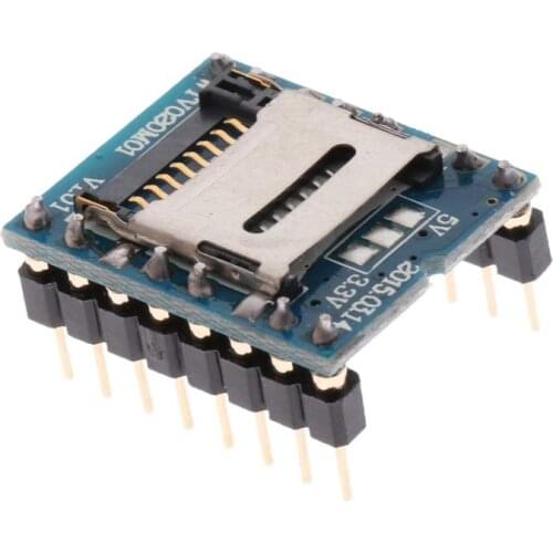 MP3 player WTV020 WTV020-SD WTV020SD-20SS Mini SD Card MP3 Sound Module for Arduino, PIC - MP3