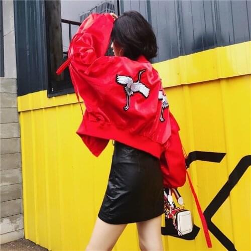 Beautiful Girl 2020 New Autumn Kawaii Print Sequins Coat Loose Mid-length Chic Jacket Lolita Jacket Female Spring Pink Tops Girl