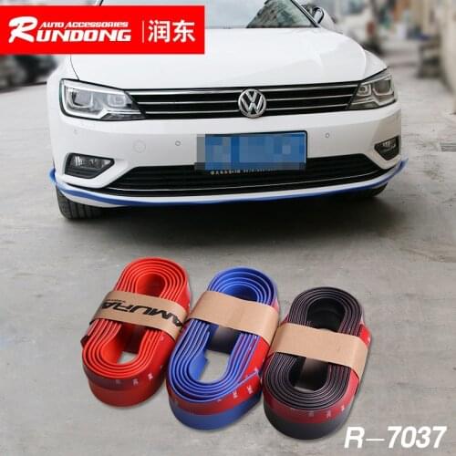 Front lip car anti-collision strip surrounded by side skirt eyebrow anti-scratch strip small surround glue R-7037