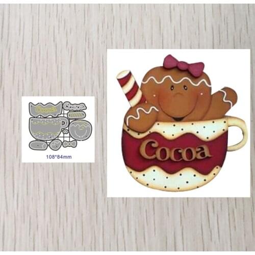 Ginger Cocoa Metal Cutting Dies Stencil DIY Scrapbooking Paper Crafts Die Cuts