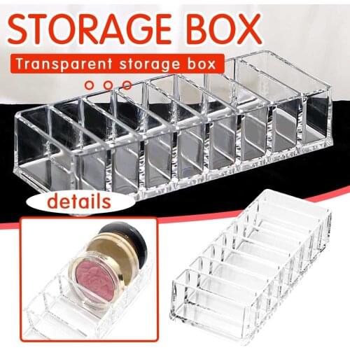 Transparent lipstick rack nail polish organizer jewelry storage box nail polish rack makeup organizer #T2P