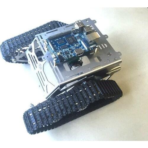 RC Tank Chassis Caterpillar Tractor Crawler metal wheel Robot Car Obstacle Avoidance diy toy remote control uno r3 Banana PI