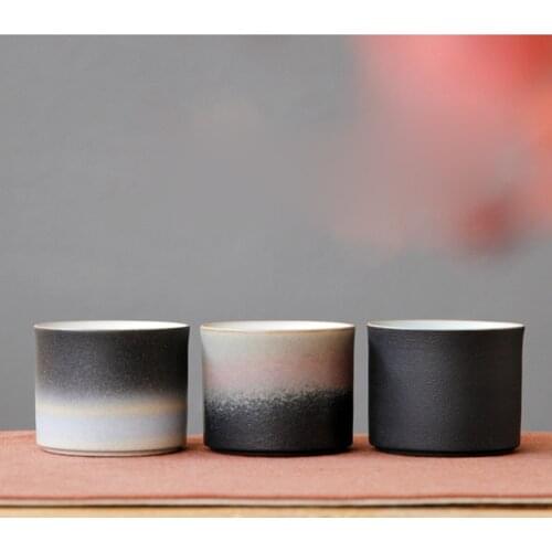 Retro Coarse Pottery Tea Bowl Vintage Japanese Tea Cup Master Teacup Chinese Drinkware Teaware Decor Crafts