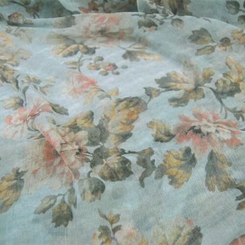 Silk Georgette Chiffon Fabric Dress Large-Width Lightweight Dress Shirt DIY Sewing