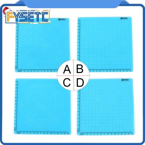 Blue Multi-Purpose 3D Design Silicone Mat Basic Template Child Gift + 10M PLA Filament 1.75mm For 3D Printer Pens