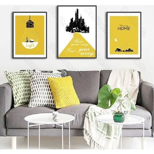 Modern Living Room Decoration Still Life Pattern Simple Painting Waterproof Ink Painting Living Room Bedroom Mural Abstract