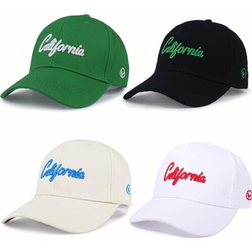 Womens Baseball Cap Kpop Hip-hop Skullies Mens Baseball Cap For Female Snapback Fluorescent Green 3D Embroidery Cotton Bqm031