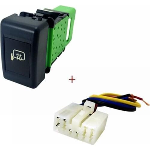 1PC Rearview Mirror Heating Spotlight Radar Parking Sensor Driving Recorder Exhaust Pipe Switch Button For Isuzu KV100