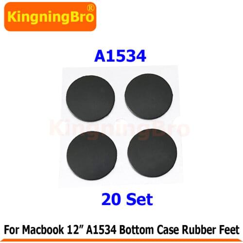 20 set New Bottom Case Rubber Feet For Macbook 12" A1534 Bottom Rubber feet 2015 2016 2017 Years
