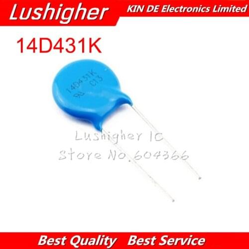 20pcs 14D431K 430V Varistor Piezoresistor 14D431