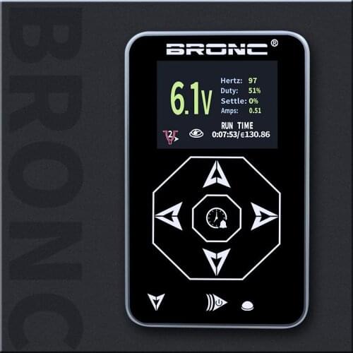 2021 Newest HUMMINGBIRD BRONC 3A Tattoo Power Supply Touch Screen Digital LCD Makeup Dual Tattoo Power Supply