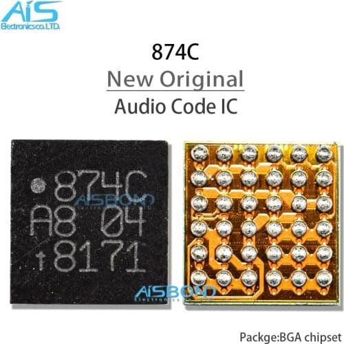 5pcs/lot audio code ic 874C ring ic for huawei cellphone sound chip