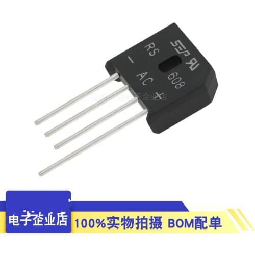 5PCS Rs608 flat bridge 6a800v rectifier bridge / rectifier SEP brand new in stock