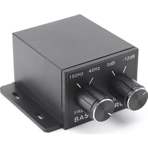 Car Regulator Amplifier Bass Subwoofer Stereo Equalizer Controller 4 RCA 964B