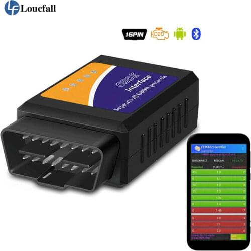 ELM327 V1.5 OBD2 Bluetooth Car Diagnostic Scan Tool Support Android V1.5 TT55501 ELM327 OBDII Auto Car Scanner for Ford Forscan