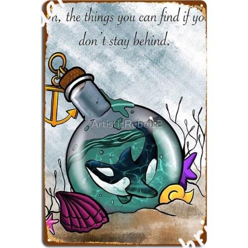 Bathroom Decor Metal Plaque Poster Plaques Personalized Wall Cave Club Bar Tin Sign Poster