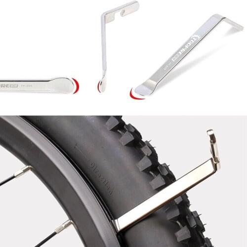 Bicycle Tire Lever Metal Mountain Bike Tire Lever Portable Stainless Steel Grilled Tire Replacement Tire Removal Tool