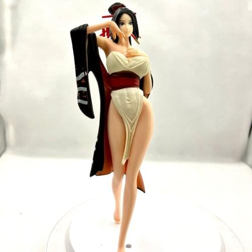 23CM One Piece Anime Character Nico Robin Kimono Classic PVC Model Standing Action Figure Doll Toy Collection Hobby Friends Gift