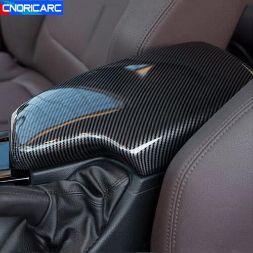 Car Styling Console Armrest Box Panel Decoration Cover Trim For BMW 3 Series F30 2013-19 LHD Interior Modified