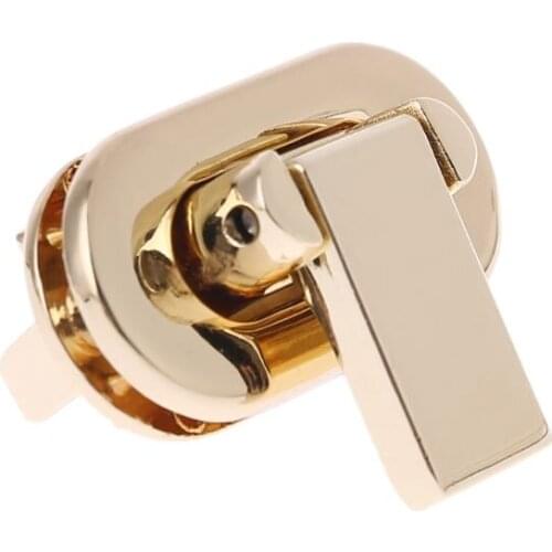 Metal Clasp Turn Locks Twist Lock for DIY Handbag Shoulder Bag Purse Hardware Accessories