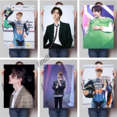 Wang Yibo Canvas Painting Wall Art Chen Qingling Lan Wangji Nordic Posters and Prints Home Decoration Pictures for Room Decor