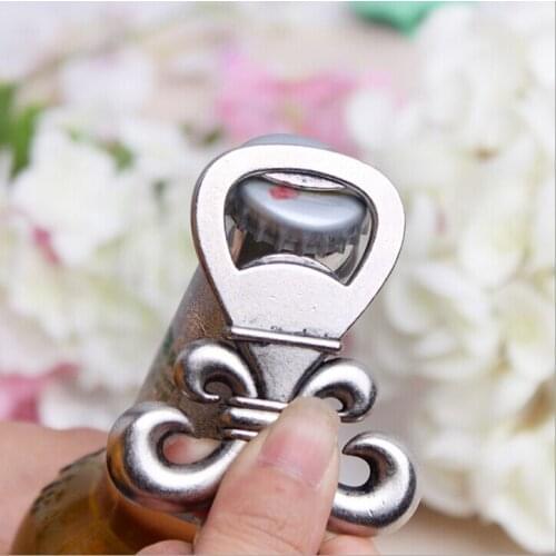 Brand New Fleure De Lis Wine Bottle Opener wedding bridal shower favor party gifts 100PCS/LOT