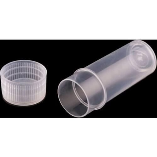 10pcs 5ml Clear Plastic Sample Bottle Small Storage Box Loading Paste Solid Powder Pills Granular Objects Container Case Holder