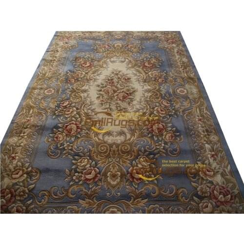 Savonnerie rug design floral Folk Fashionable Household Decorates Circular Upset savonnerie