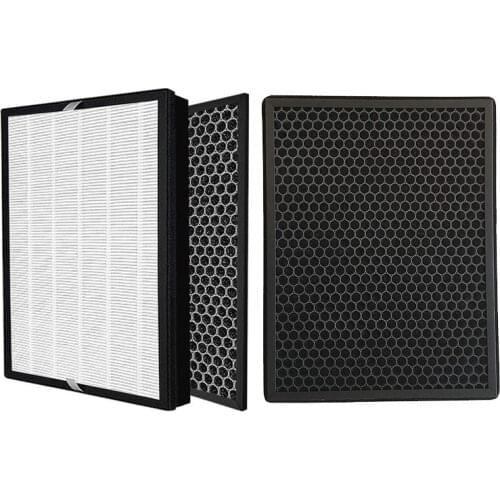 1 Set FY2420/30 FY2422 Activated Carbon HEPA Filter Sheet Replacement Filter & 1 Pcs Active Carbon Replacement Filter