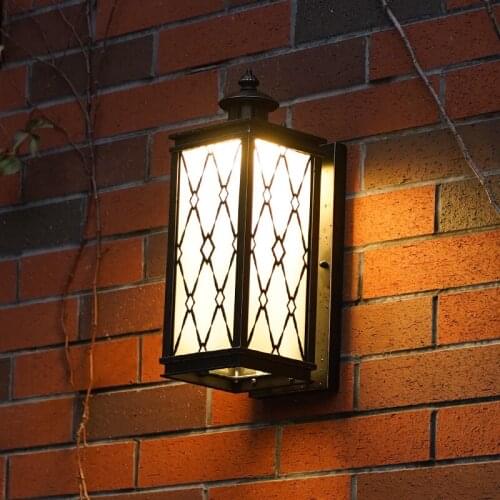 Outdoor wall lamp waterproof simple modern garden lamp outdoor garden balcony gate exterior wall Led lamp decoration