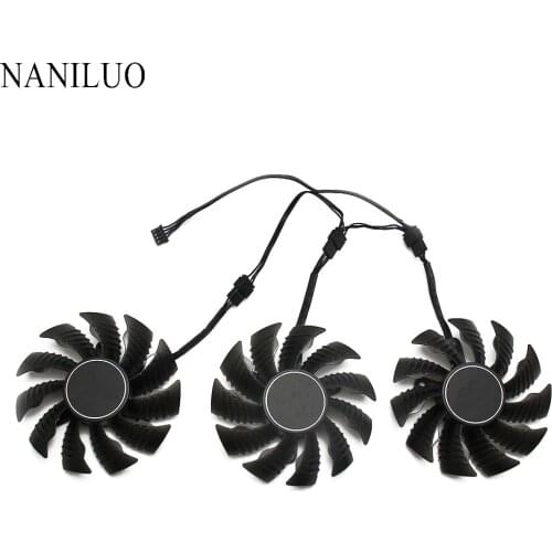 3PCS 87MM PLA09215S12H 0.55A Cooler Fan Replacement RTX2070 Super RTX2080 Ti For Gigabyte RTX 2080 2080Ti Graphics Card Fans