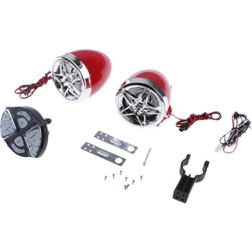 Waterproof Motorcycle Bike Audio FM Radio Sound System MP3 Player Assy