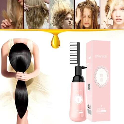 150ml Smoothing Shiny Cold Hair Straightener Cream Hair For Woman Straight Cream Natural Straightening Hair Relaxer I9K6