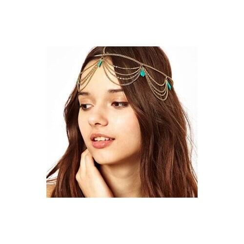 Women Bride Flower Headband Bohemian Rose hair band Crown Hairband headwear Elastic Beach Hair Accessories 1pcs FD37