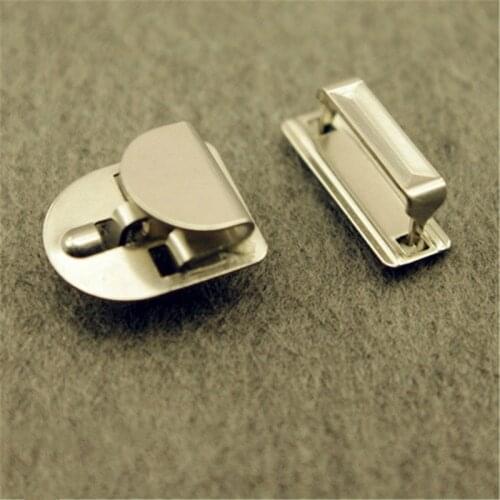 100pcs/lot Skirts Hooks and Eyesadjustable Trousers Buckle Hardware Button Tailor Sewing Accessories