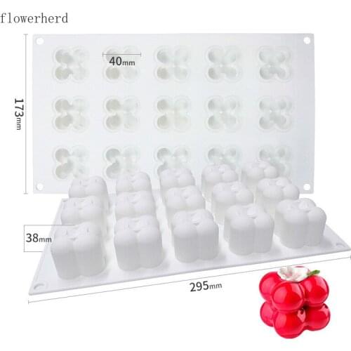 15-hole Magic Ball Silicone Mold Fondant Cake Mold Handmade Soap Mold Chocolate Mold Ice Cream Mold Epoxy Resin Molds