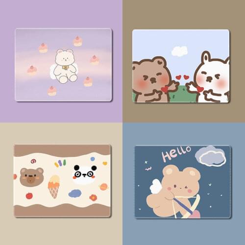 22x18cm Writing Desk Mats Cute Mouse Pad Laptop Mouse Mat Kawaii Mouse Pad Office Accessories Deskpad Mat for Mice Mouse
