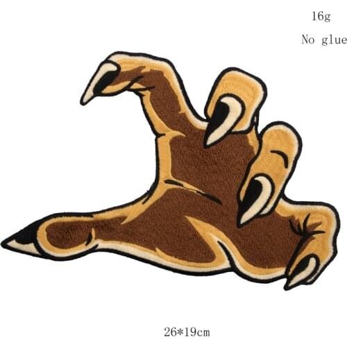 4pcs/lot Sew Large Claw Hand Embroidery Patches Butterfly Dragon Clothing Decoration Sewing Accessories Diy Applique