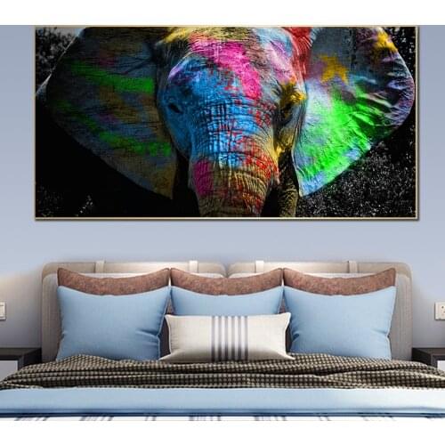 African Elephant Wild Animal Picture On Canvas Wall Art Posters And Prints Modern Home Decor Wall Painting For Living Room
