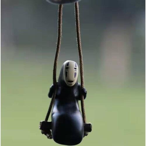 Anime Japan Cartoon Spirited Away Action Figure No Face Man Faceless Ghibli Mini Figurine Car Decoration Toys DIY Decor