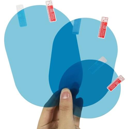 Car Rearview Mirror Protective Film Anti Fog Window Clear Rainproof Rear View Mirror Protective Soft Film Car Accessories