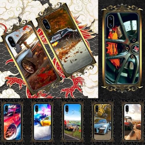 Forza Horizon supercar Need For Speed Phone case For Huawei Honor 6 7 8 9 10 10i 20 A C X Lite Pro Play black luxury cover art