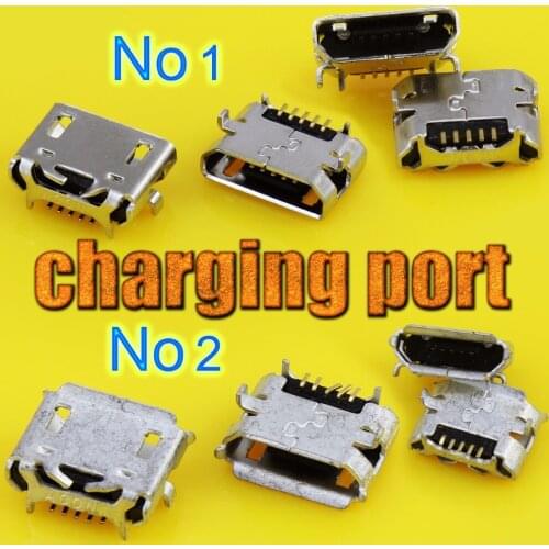For HTC HD2/G10 Mini Micro usb jack socket female connector for Asus Fonepad 7 FE170 charger Charging port B Type tablets